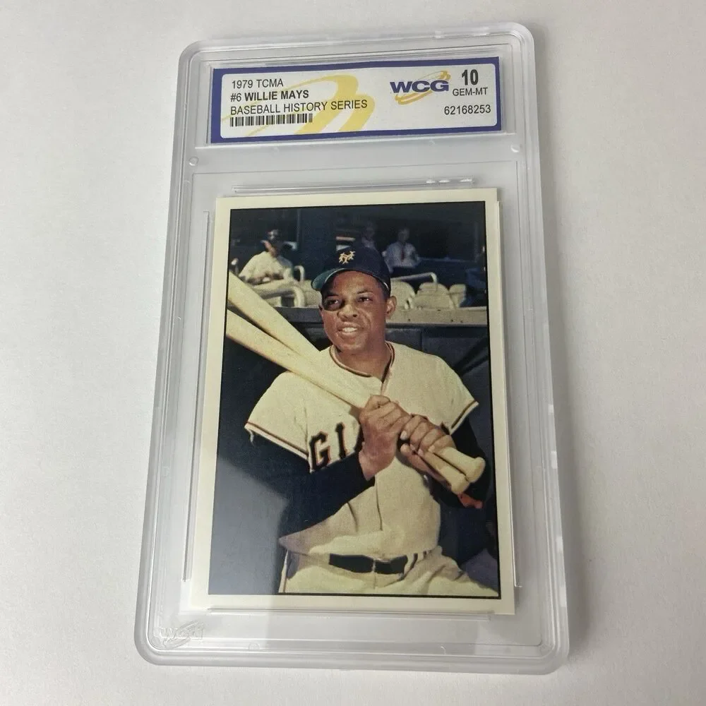 1979 TCMA Willie Mays Baseball History Series Graded WCG 10 Gem-MT